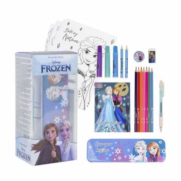 Детский набор для раскраски Cerda Frozen, от 3 лет, 11*24*9.5 см, 25 предметов (2700000839) Детский набор для раскраски Cerda Frozen, от 3 лет, 11*24*9.5 см, 25 предметов (2700000839)