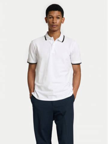 Selected Homme Поло 16095852 Білий Slim Fit Selected Homme Поло 16095852 Білий Slim Fit
