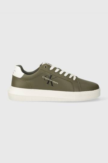 Кожаные кроссовки Calvin Klein Jeans YM0YM00681 CHUNKY CUPSOLE MONOLOGO цвет чёрный YM0YM00681 Кожаные кроссовки Calvin Klein Jeans YM0YM00681 CHUNKY CUPSOLE MONOLOGO цвет чёрный YM0YM00681
