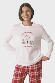 Женский белый лонгслив Белый L womensecret 3272325