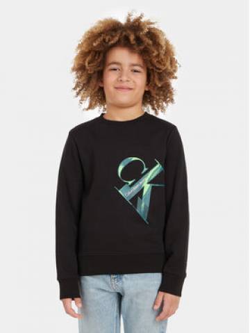 Calvin Klein Jeans Світшот Hyper Real IB0IB01854 Чорний Regular Fit Calvin Klein Jeans Світшот Hyper Real IB0IB01854 Чорний Regular Fit