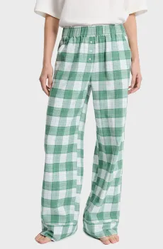 Женские зеленые брюки в клетку PAMELA Зеленый S Etam 6556043
