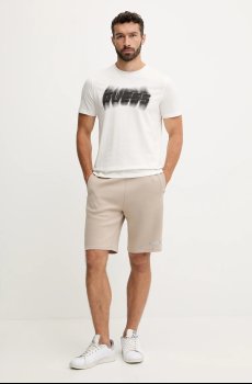 Хлопковая футболка Guess ASCANIO