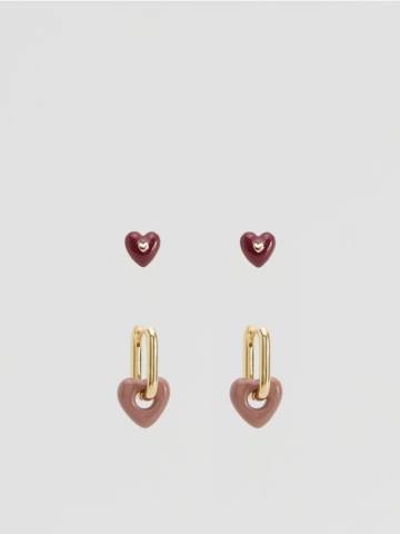 Reserved - Набір сережок - різнобарвний - 477FD-MLC