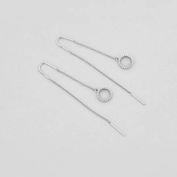 Серебряные серьги Minimal 262722 Серебряные серьги Minimal 262722