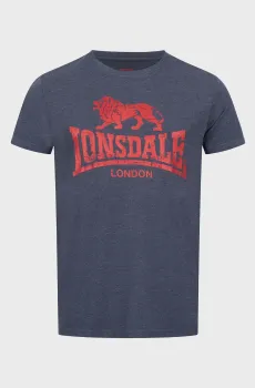 Мужская темно-синяя футболка SILVERHILL Синий S Lonsdale 117119