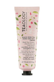 Крем для рук и ногтей Teaology Black Rose Tea Hand And Nail Cream, 75 мл