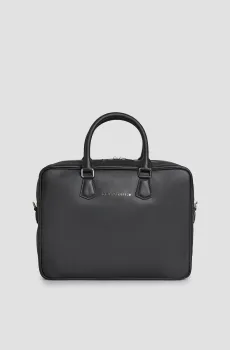 Мужская черная кожаная сумка для ноутбука Черный ONESIZE Karl Lagerfeld 551455.815904;990