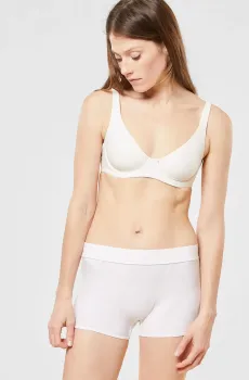 Женские белые трусики-шортики MURMURE Белый M Etam 6539359