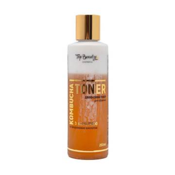 Увлажняющий двухфазный тонер для лица Top Beauty Kombucha Toner с комбучей, 200 мл Увлажняющий двухфазный тонер для лица Top Beauty Kombucha Toner с комбучей, 200 мл