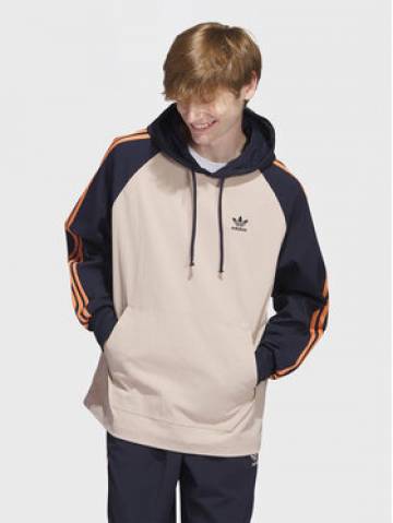 adidas Світшот SST Hooded Windbreaker IC5537 Коричневий Regular Fit adidas Світшот SST Hooded Windbreaker IC5537 Коричневий Regular Fit