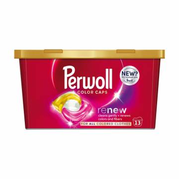 Капсулы для стирки Perwoll Renew Color для цветных вещей, 13 стирок, 13 шт
