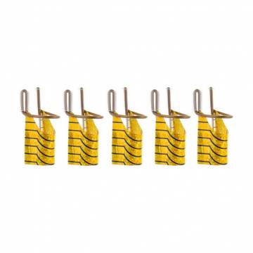 Многоразовые формы для наращивания ногтей Nails Molekula Professional золото, 5 шт Многоразовые формы для наращивания ногтей Nails Molekula Professional золото, 5 шт