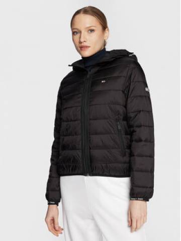 Tommy Jeans Пуховик Quilted Tape DW0DW15168 Чорний Regular Fit Tommy Jeans Пуховик Quilted Tape DW0DW15168 Чорний Regular Fit