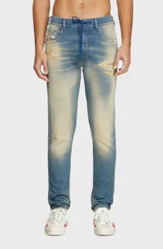 Мужские синие джинсы D-STRUKT-B JOGG Синий 30 Diesel A15377 068PP