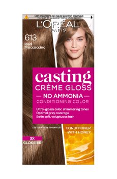 Уценка! Безаммиачная краска для волос LOreal Paris Casting Creme Gloss 613 Морозное глясе, 180 мл