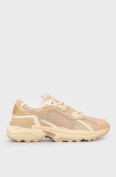 Женские бежевые кроссовки TH MODERN RUGGED RUNNER Бежевый 37 Tommy Hilfiger FW0FW08385