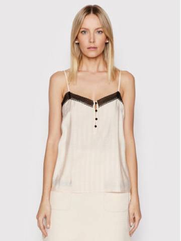 Sisley Топ 5YTLLH003 Бежевий Relaxed Fit Sisley Топ 5YTLLH003 Бежевий Relaxed Fit