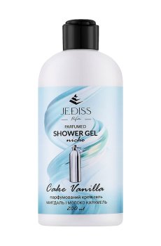Парфюмированный крем-гель для душа Jediss Cake Vanilla Parfumed Shower Gel унисекс, 200 мл