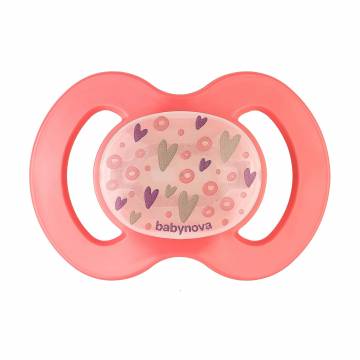 Пустышка силиконовая Baby-Nova Pink ортодонтическая, ночная, розовая, размер 1, от 0 до 6 месяцев (3962483) Пустышка силиконовая Baby-Nova Pink ортодонтическая, ночная, розовая, размер 1, от 0 до 6 месяцев (3962483)
