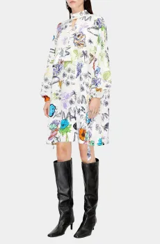 Женское платье с узором Разноцветный XS Bimba Y Lola 232BR9073.10222