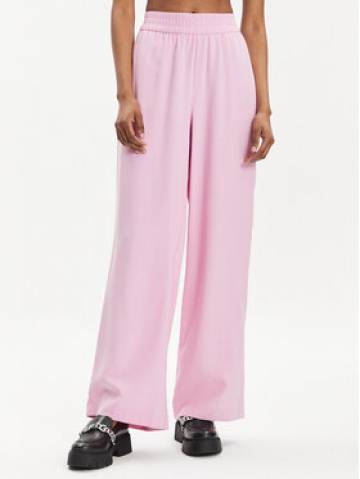 Vero Moda Штани з тканини Carmen 10278926 Рожевий Wide Leg Vero Moda Штани з тканини Carmen 10278926 Рожевий Wide Leg