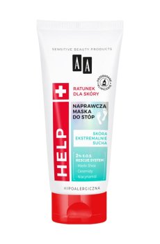 Восстанавливающая маска для ног AA Help 2% S.O.S. Rescue System, 75 мл