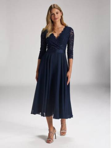 Swing Коктейльна сукня 5AE29100 Cиній Regular Fit Swing Коктейльна сукня 5AE29100 Cиній Regular Fit