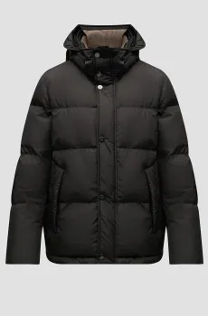 Мужской черный пуховик Черный 54 Baldinini E5B055XXSPRI;0000