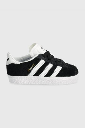 Детские кроссовки adidas Originals GAZELLE CF EL цвет чёрный IH0338 Детские кроссовки adidas Originals GAZELLE CF EL цвет чёрный IH0338