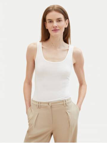 Tom Tailor Топ 1040552 Білий Regular Fit Tom Tailor Топ 1040552 Білий Regular Fit