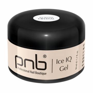 Низкотемпературный гель для ногтей PNB UV/LED Ice IQ Gel, Crystal, 50 мл Низкотемпературный гель для ногтей PNB UV/LED Ice IQ Gel, Crystal, 50 мл