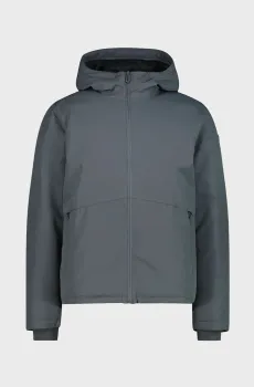 Мужская серая куртка FIX HOOD FEEL WARM Серый 52 CMP 35K3717-U862