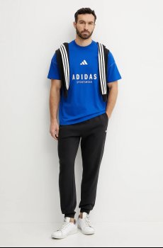 Хлопковая футболка adidas ALL SZN Graphic