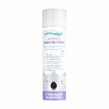 Детский шампунь-пенка для ванны Honeywood Baby Shampoo-Bath Foam с лавандой и мелиссой, 250 мл Детский шампунь-пенка для ванны Honeywood Baby Shampoo-Bath Foam с лавандой и мелиссой, 250 мл