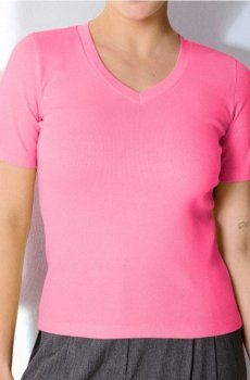 Футболка basic - яскраво-рожевий