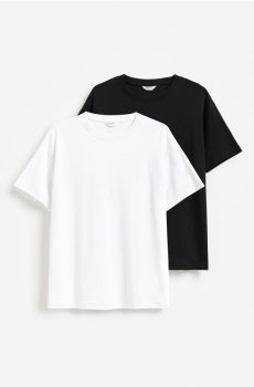 Reserved - Футболка boxy 2 pack - різнобарвний - 599IO-MLC
