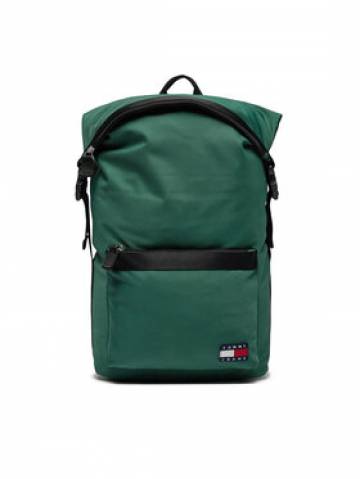 Tommy Jeans Рюкзак Tjm Daily Rolltop Backpack AM0AM11965 Зелений Tommy Jeans Рюкзак Tjm Daily Rolltop Backpack AM0AM11965 Зелений