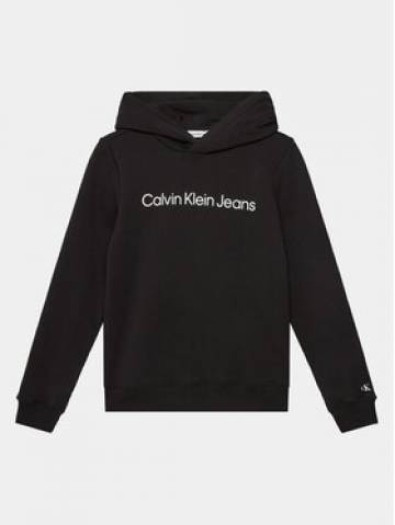 Calvin Klein Jeans Світшот Logo IU0IU00601 D Чорний Regular Fit Calvin Klein Jeans Світшот Logo IU0IU00601 D Чорний Regular Fit