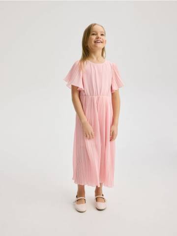 Reserved - Комбінезон з короткими рукавами - пастельний рожевий - 177EX-03X