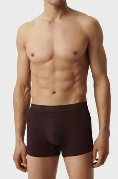 Мужские темно-коричневые боксеры Коричневый M Atlantic MH-1199