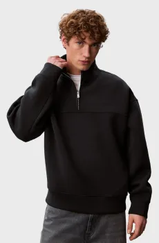 Мужская черная спортивная кофта SPACER Черный M Calvin Klein LV04RF239G