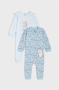 Бавовняні чоловічки з принтом 2 pack Minnie Mouse - light blue