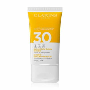Уценка! Солнцезащитный гель для тела Clarins Sun Care Gel-to-Oil SPF 30, 50 мл Уценка! Солнцезащитный гель для тела Clarins Sun Care Gel-to-Oil SPF 30, 50 мл