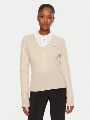 Tommy Hilfiger Светр WW0WW43505 Бежевий Regular Fit