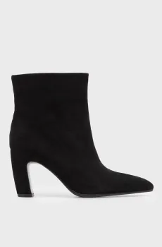 Женские черные замшевые ботильоны Daniele Черный 38 PRPY PRFLT5725W