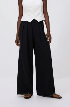 Reserved - Широкі штани - чорний - 522HV-99X