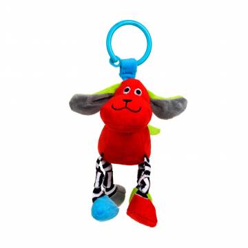 Игрушка-погремушка Canpol Babies Собачка, красная, с рождения (68/051) Игрушка-погремушка Canpol Babies Собачка, красная, с рождения (68/051)