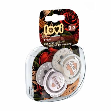 Пустышка LOVI I love силиконовая, динамичная, 0-3 месяцев, 2 шт (22-866) Пустышка LOVI I love силиконовая, динамичная, 0-3 месяцев, 2 шт (22-866)