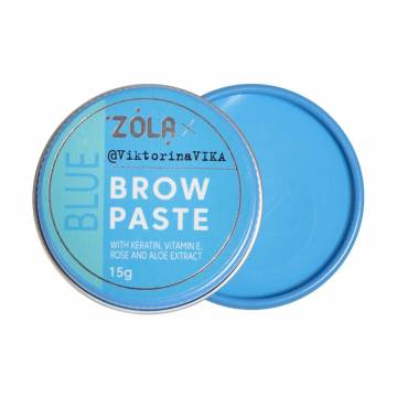 Контурная паста для бровей Zola ViktorinaVika Brow Paste Голубая, 15 г Контурная паста для бровей Zola ViktorinaVika Brow Paste Голубая, 15 г